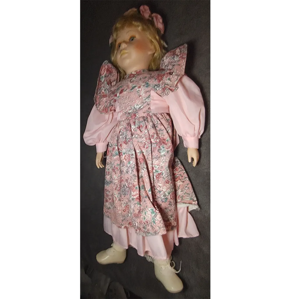 A photo of the doll from the right side