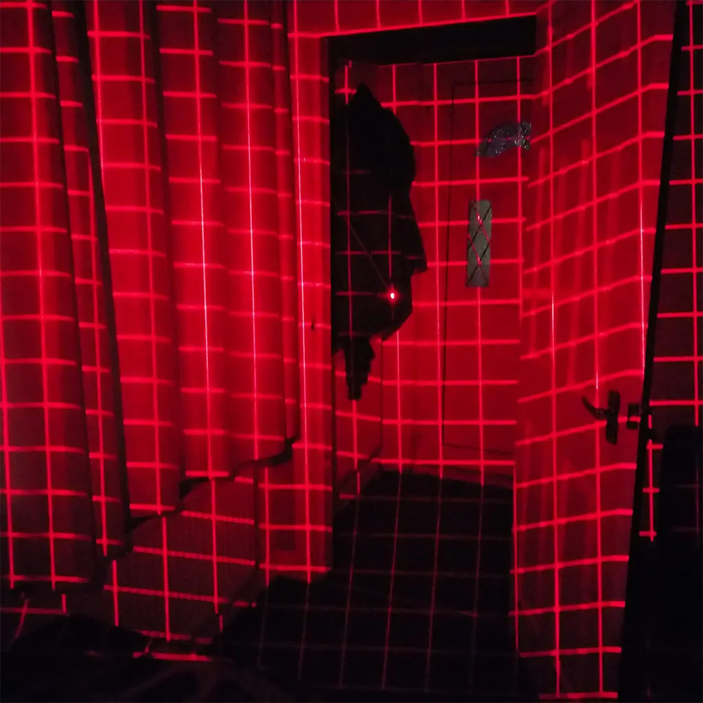 The T20 laser in a living room