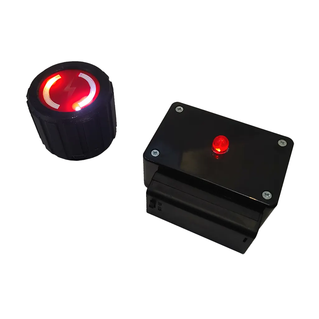 The Spike sensor next to an EMF pump